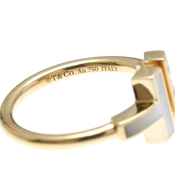 TIFFANY Authentic 18k Gold Diamond Ring - Picture 9 of 10